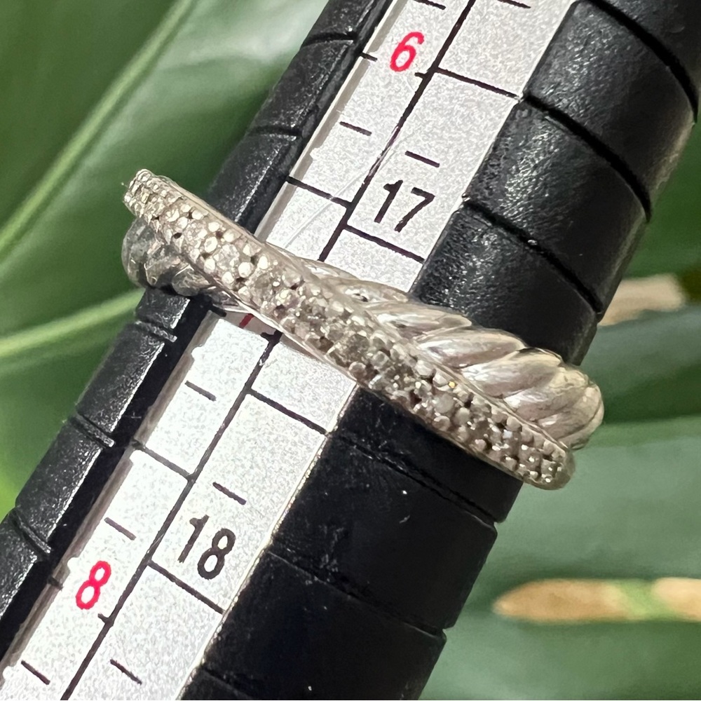 ❤️ David Yurman Crossover Band Ring sz 7